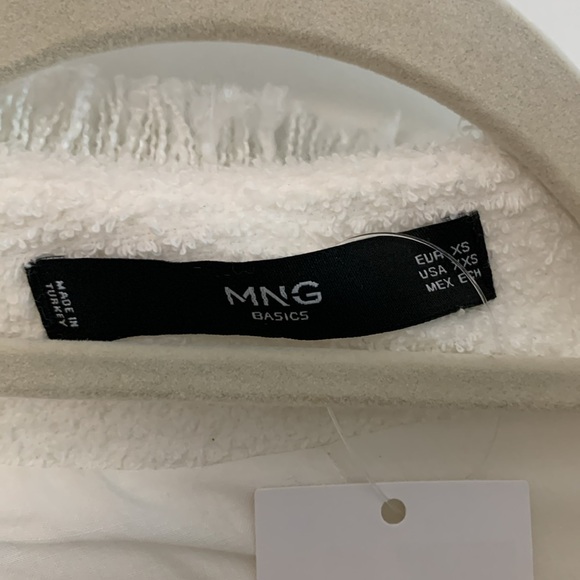 NWT Mango Basics White Tweed Blazer - Picture 3 of 7